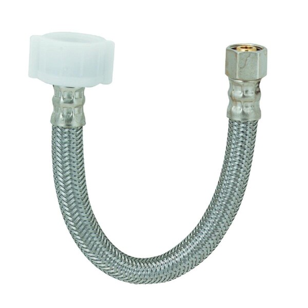 B & K 3/8 In. FC x 7/8 In. BC Nut x 9 In. L Toilet Connector 496-102 - main